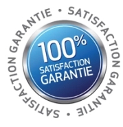 100% Satisfaction garantie