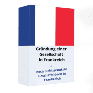 Gesellschaft in Frankreich</br><p style="font-size:11px; text-decoration:normal;">*Kosten für die gesetzliche Bekanntmachung, Domizilierung, Hinterlegung des Gesellschaftskapitals zusätzlich</p>